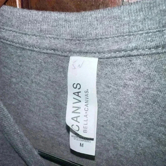 Hello Darlin’ Women's Bella + Canvas T-Shirt, Gray, Size M - Picture 5 of 9